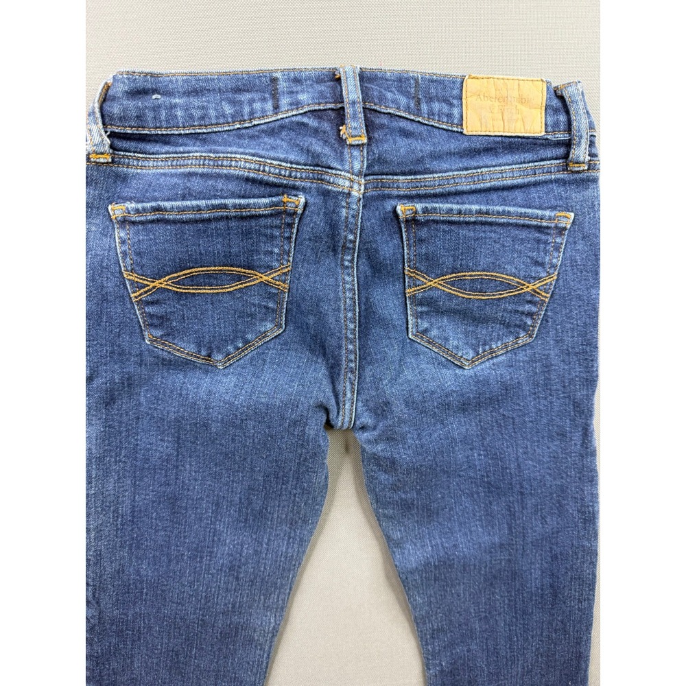 Abercrombie & Fitch Skinny Jeans Womens Blue Perfect Stretch Denim 25x31 - Picture 2 of 8